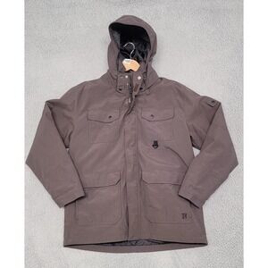 Wrangler Jacket Mens Large Riggs Workwear Turkish Coffee Brown Ranger Gorpcore